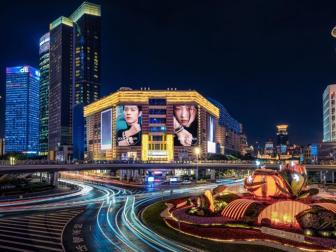 上海陆家嘴正大广场双屏